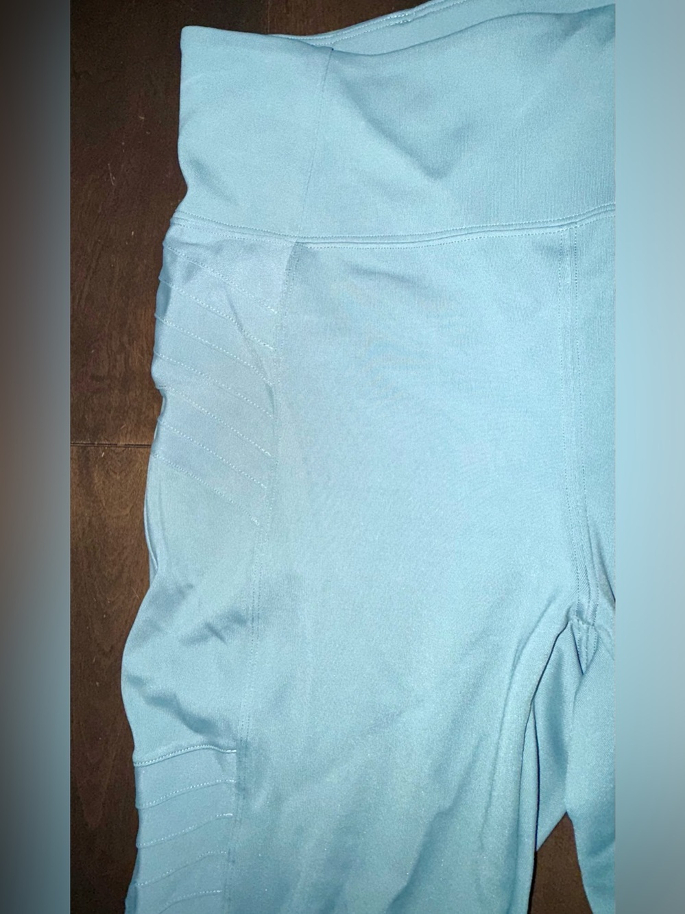 Athleta Balance Moto Tight Leggings Medium Sage Green High Rise Zip Ankle Moto - Picture 7 of 13